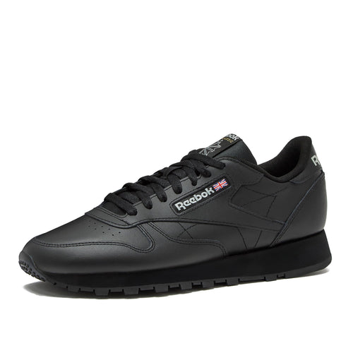 Reebok Classic Leather Sneakers for Men, Casual Tennis Mens Shoes, Core Black/Core Black/Pure Grey5