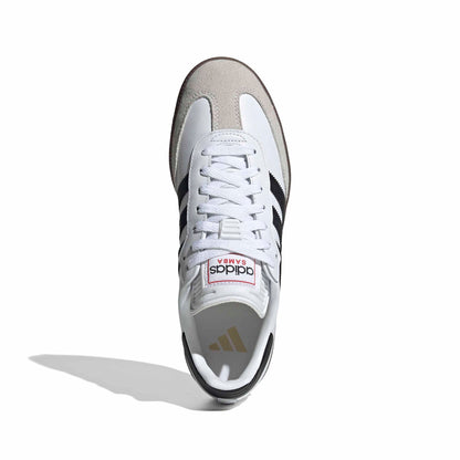 Adidas Unisex-Adult Samba Indoor, White/Black/Vivid Red