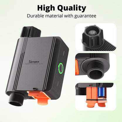 SONOFF Temporizador de Aspersor Inteligente Zigbee (Negro / SWV-NH)
