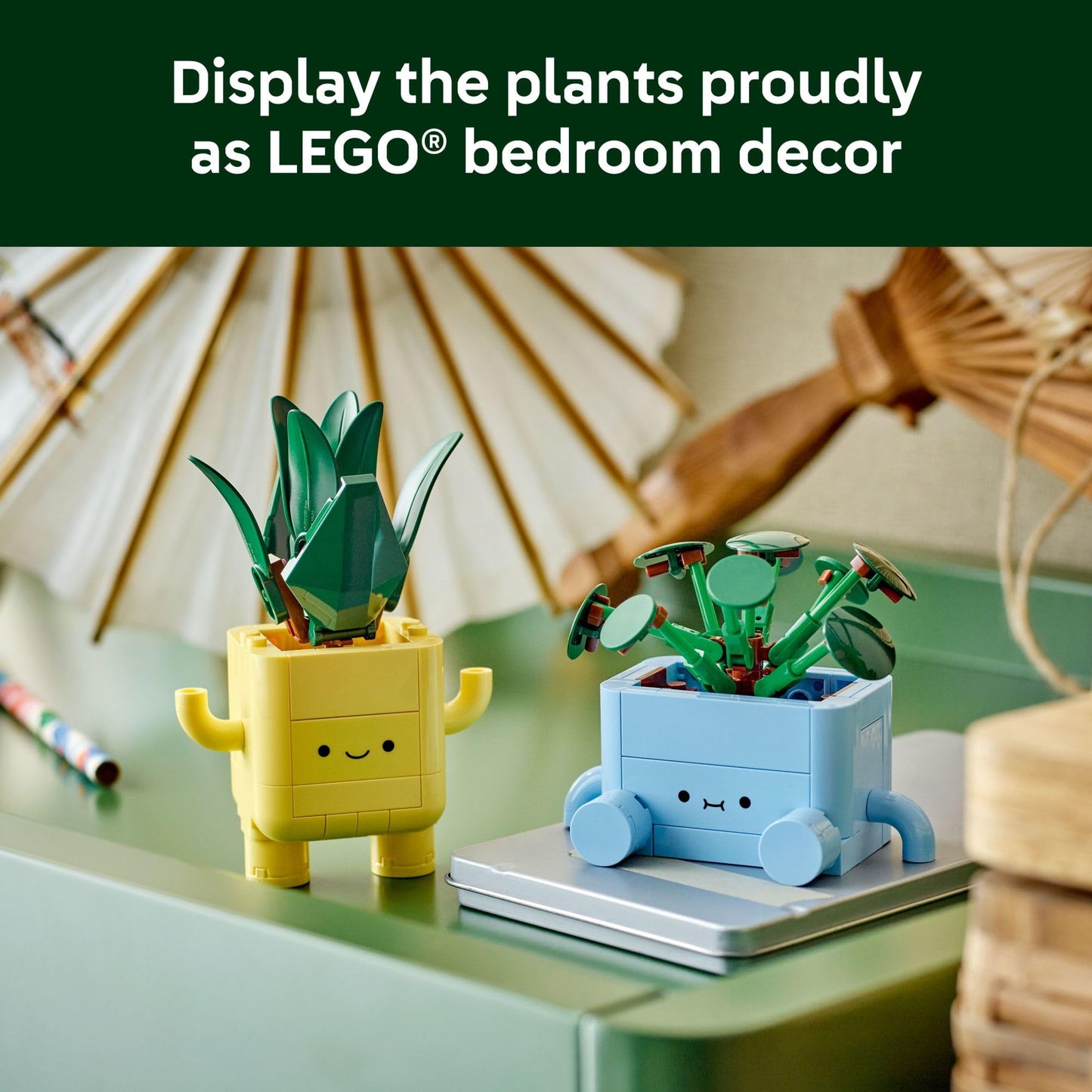 LEGO Botanicals Juguete de Construcción Happy Plants (10349)