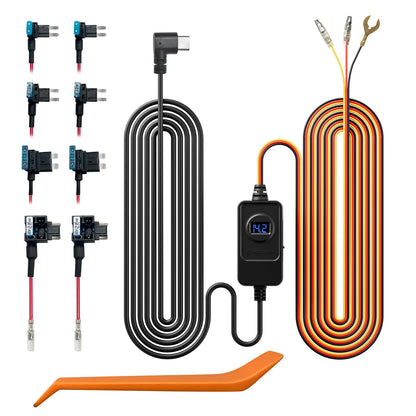REDTIGER Kit de Cables para Cargador de Cámara de Salpicadero F7N (Doble-4 Fusibles)
