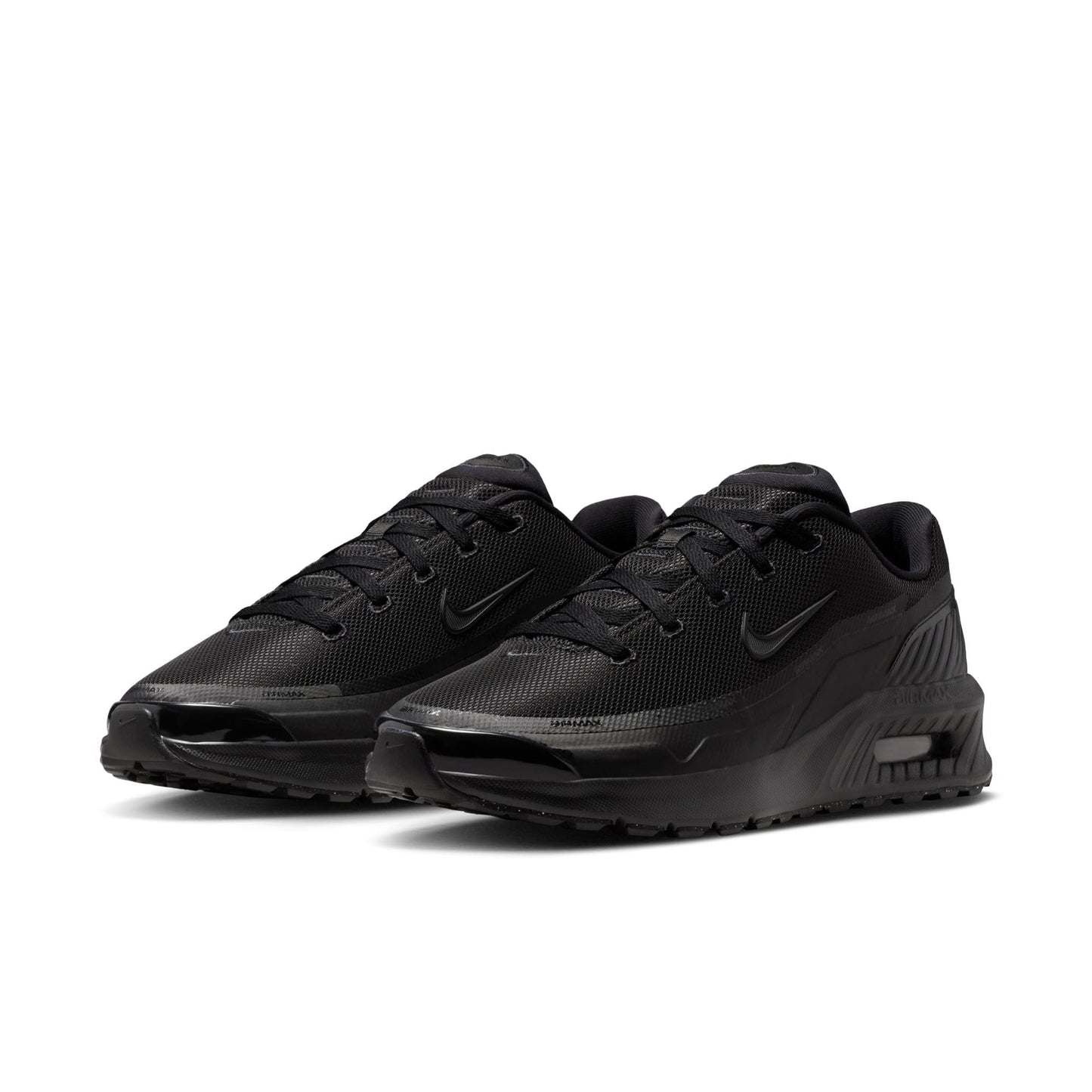 Nike Men's Air Max Bia Lifestyle Shoes, Black/Black-White