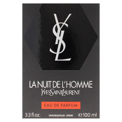Yves Saint Laurent La Nuit De L'Homme para Hombre (3.3 oz / EDP Spray / Nuevo Lanzamiento 2019)