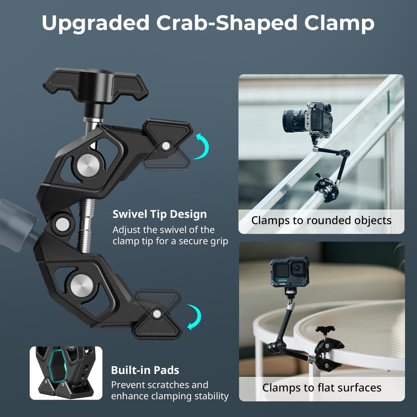 SMALLRIG Abrazadera de Brazo Mágico de 12.9 Pulgadas (Modelo 5312)