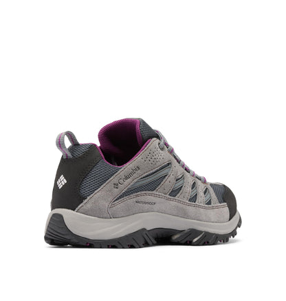 Columbia Womens Crestwood Waterproof, Graphite/Wild Iris
