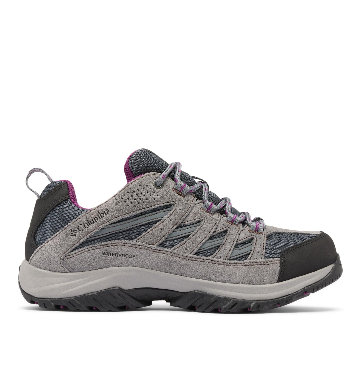 Columbia Womens Crestwood Waterproof, Graphite/Wild Iris