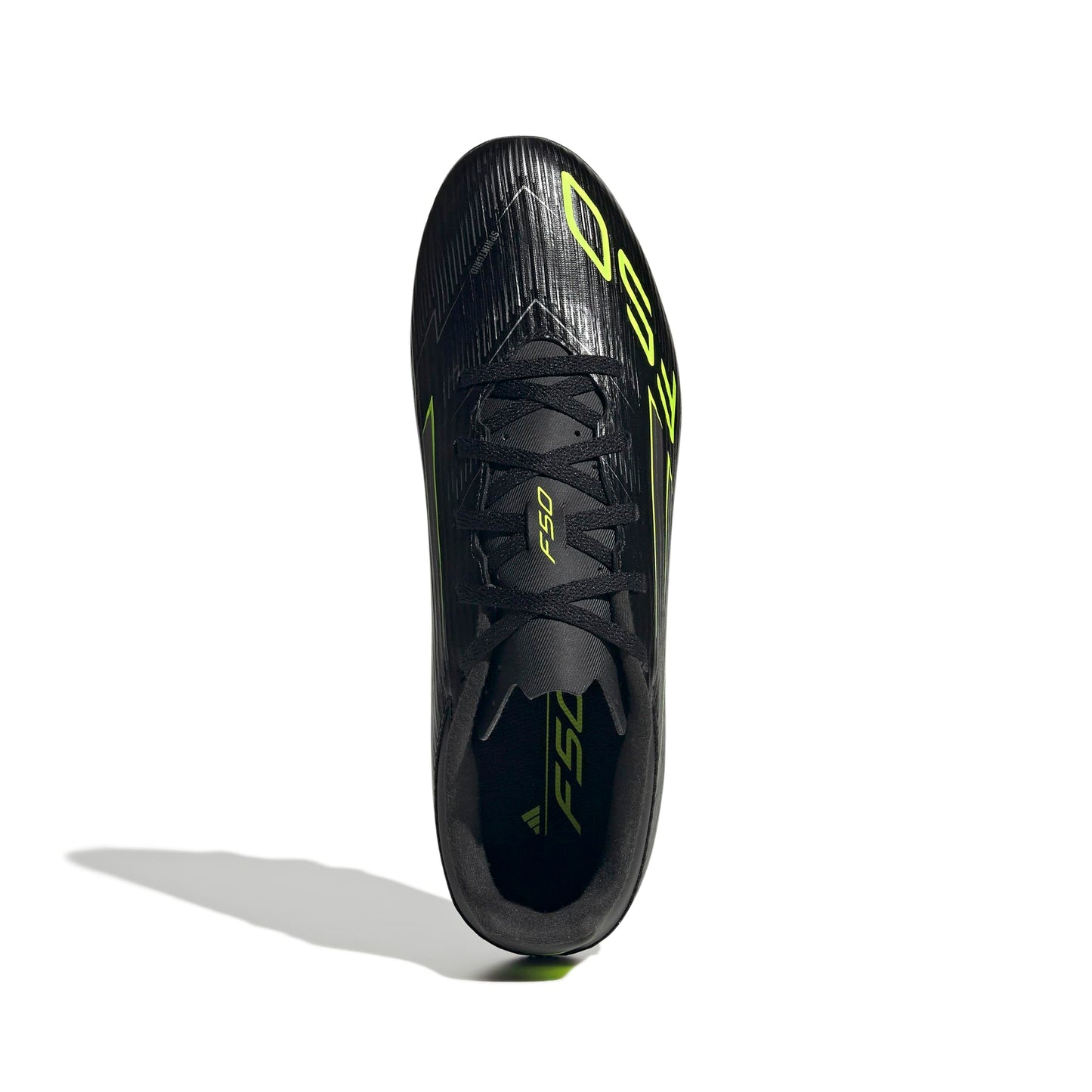 Adidas Unisex-Adult F50 Club Firm Ground/Multi Ground, Black/Iron Metallic/Lucid Lemon