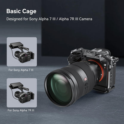 SmallRig Jaula para Cámara Sony A7RIII / A7III / A7M3 (Negro / 2087)