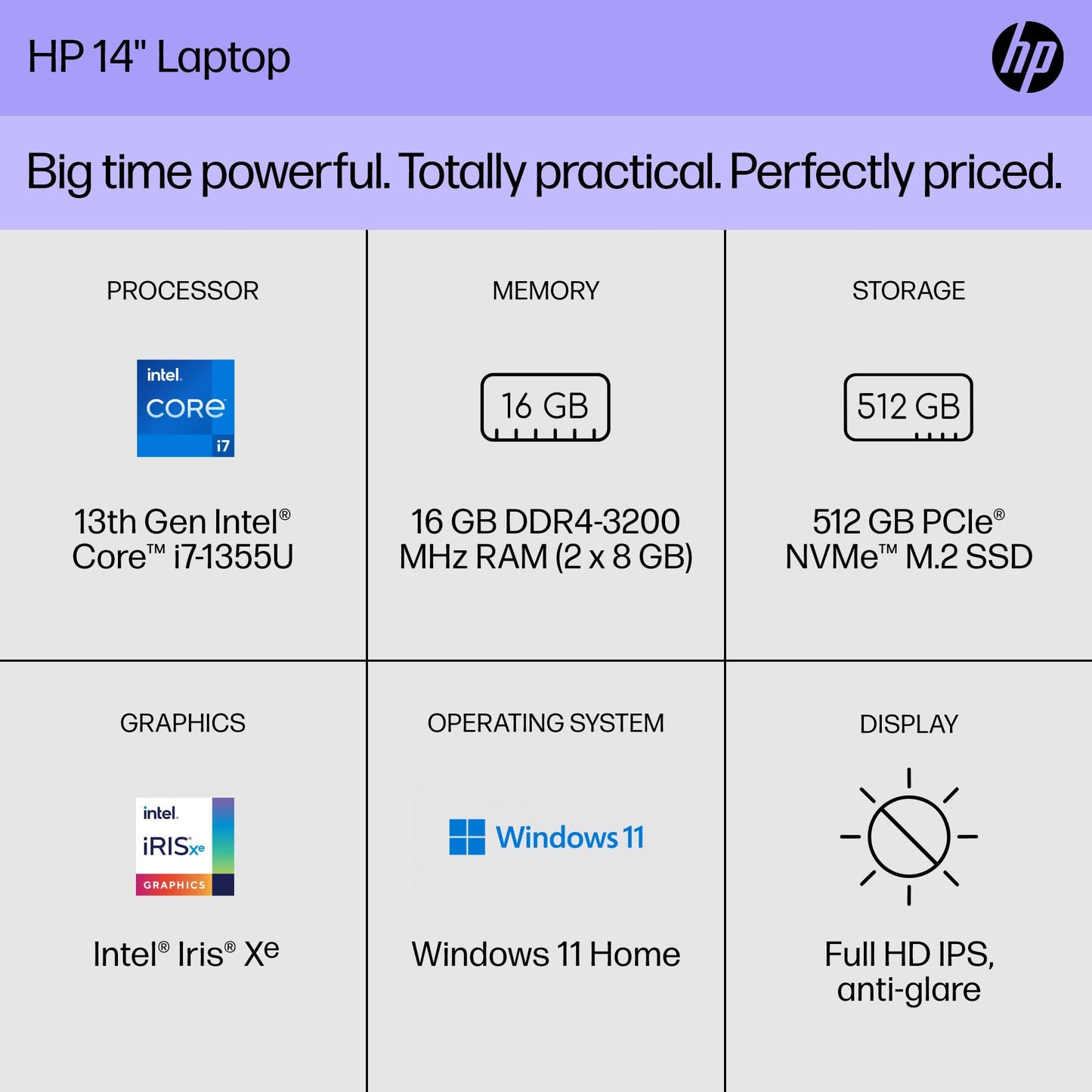HP Laptop de 14 Pulgadas (512GB / 16GB RAM)