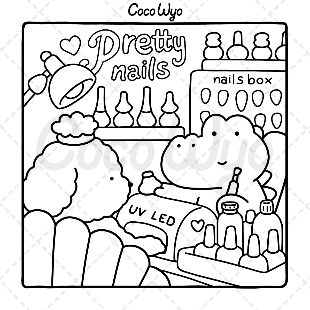 Libro de Colorear Cozy Friends (Animales Lindos para Adultos y Adolescentes)
