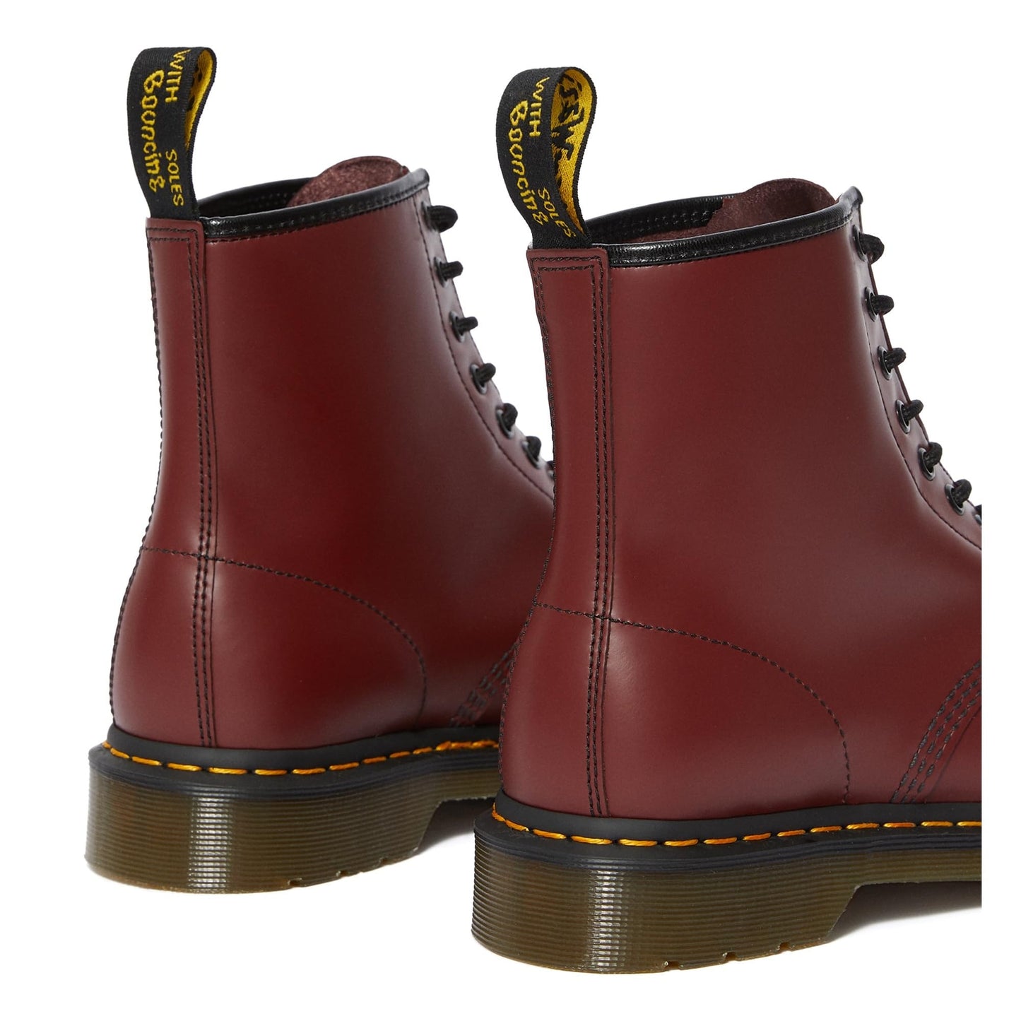 Dr. Martens Unisex 1460 Smooth Leather 8 Eye Boot, Cherry Red