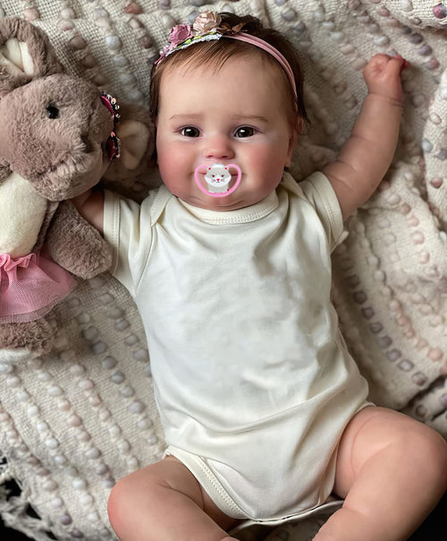Wamdoll Muñeca Reborn Realista de Recién Nacida (50CM)