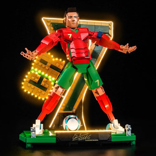 Hilighting Kit de Luces LED Mejorado para LEGO Lionel Messi (Compatible con 43016)