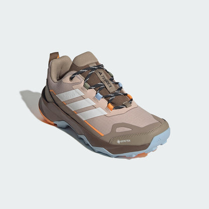 adidas Women's Terrex Skychaser AX5 Gore-TEX Hiking, Wonder Taupe/Off White/Blue