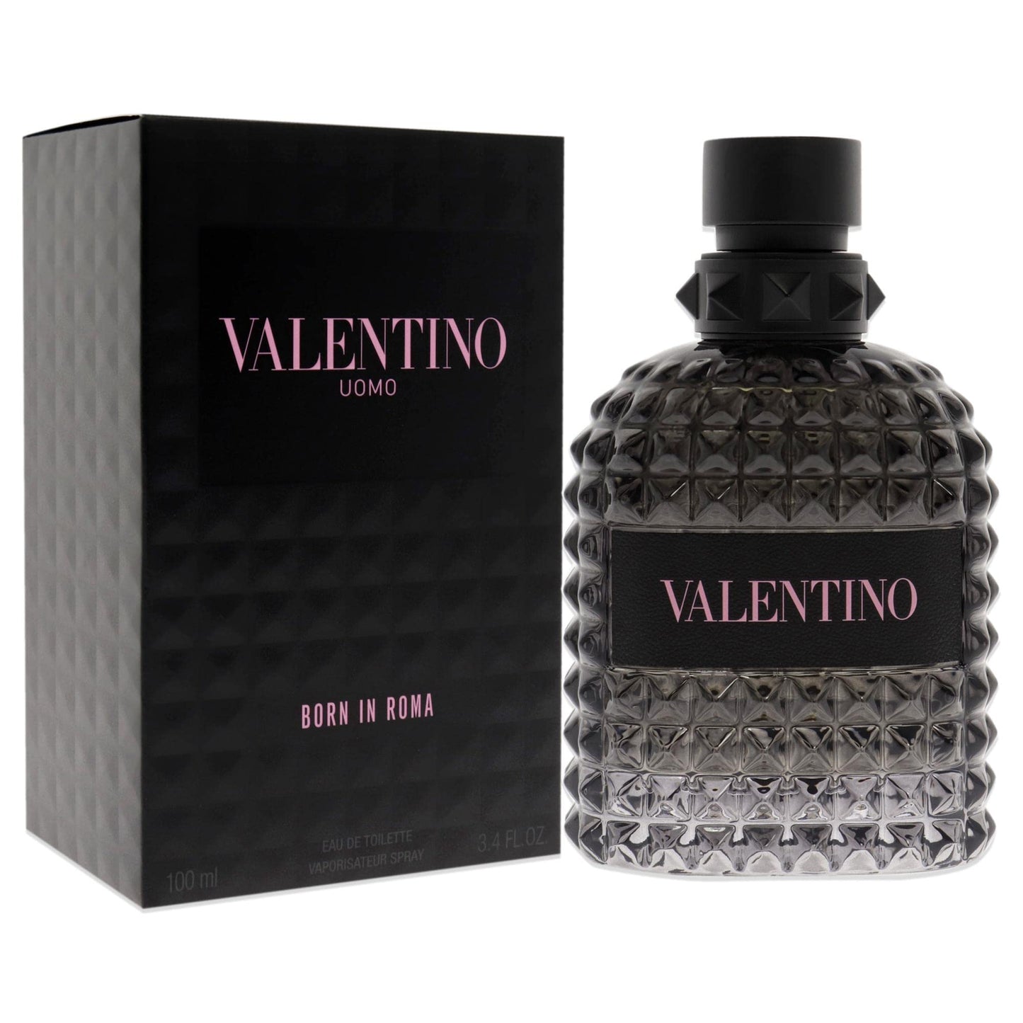 Valentino Paquete Uomo Born In Roma Coral Fantasy para Hombre (1.7 oz y 3.4 oz / EDT Spray)