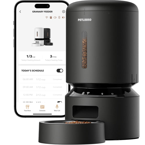 PETLIBRO Comedero Automático para Mascotas (5L / Negro Granary)