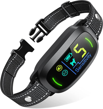 FAFAFROG Collar Antiladridos Inteligente (Negro)