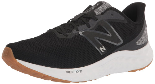 New Balance Men's Fresh Foam Arishi V4 Running Shoe, Black/Silver Metallic/Gum 2