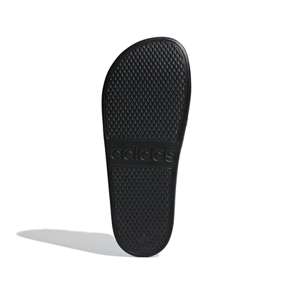 adidas unisex-adult Adilette Aqua Slides Black/White/Black 12