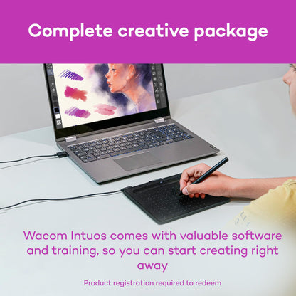 Wacom Tableta Gráfica Intuos Small (Negro)