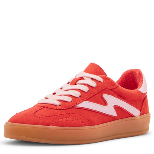 Madden Girl Women's Giia Sneaker, Coral Multi