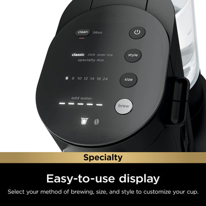 Ninja Cafetera de Especialidad Individual (Negro / Renovada)