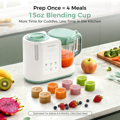Momcozy AutoMeal Procesador de Alimentos para Bebé (15oz)