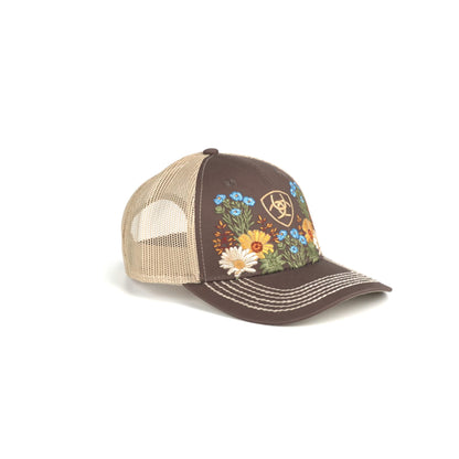 ARIAT Gorra Vintage Flowers para Mujer (Marrón)