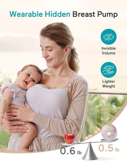Paruu Extractor de Leche Manos Libres P16 (Paquete de 2 / Nude)