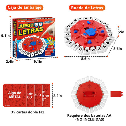 Resflycheng Juego de Mesa Interactivo (35 Tarjetas / 2 Modos)