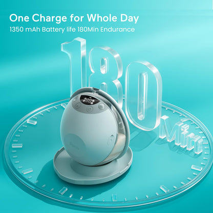 Paruu Extractor de Leche Eléctrico Manos Libres P20 (Paquete de 2 / Verde Claro)