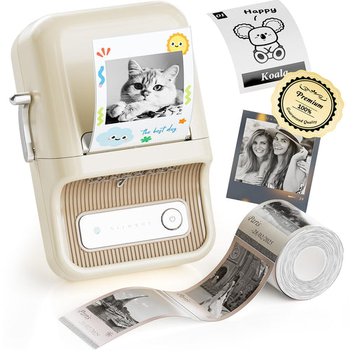 NIIMBOT Impresora de Calcomanías B21 Pro (Bluetooth / Blanco)