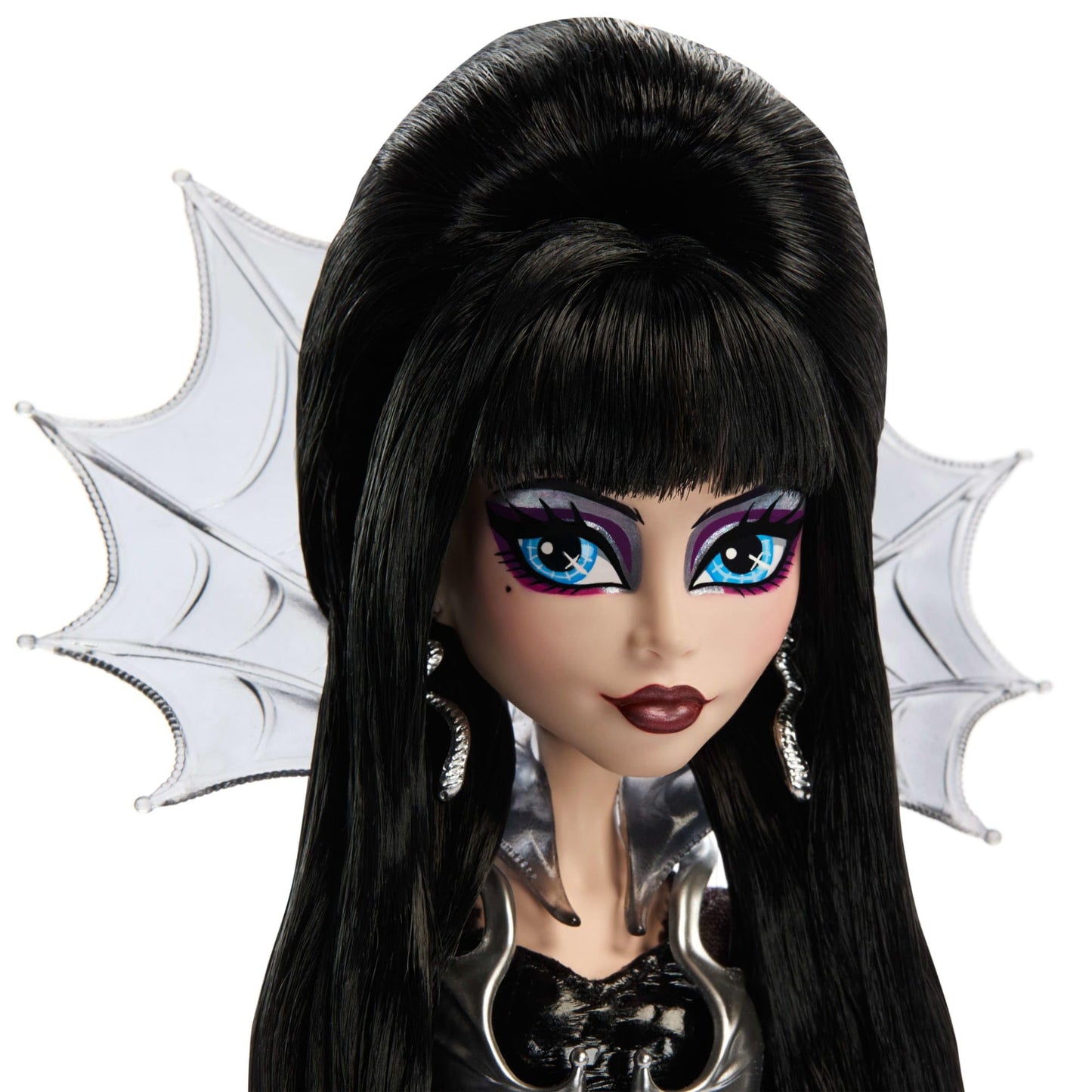 Monster High Muñeca Coleccionable Elvira (Vestido Negro Faux Leather)