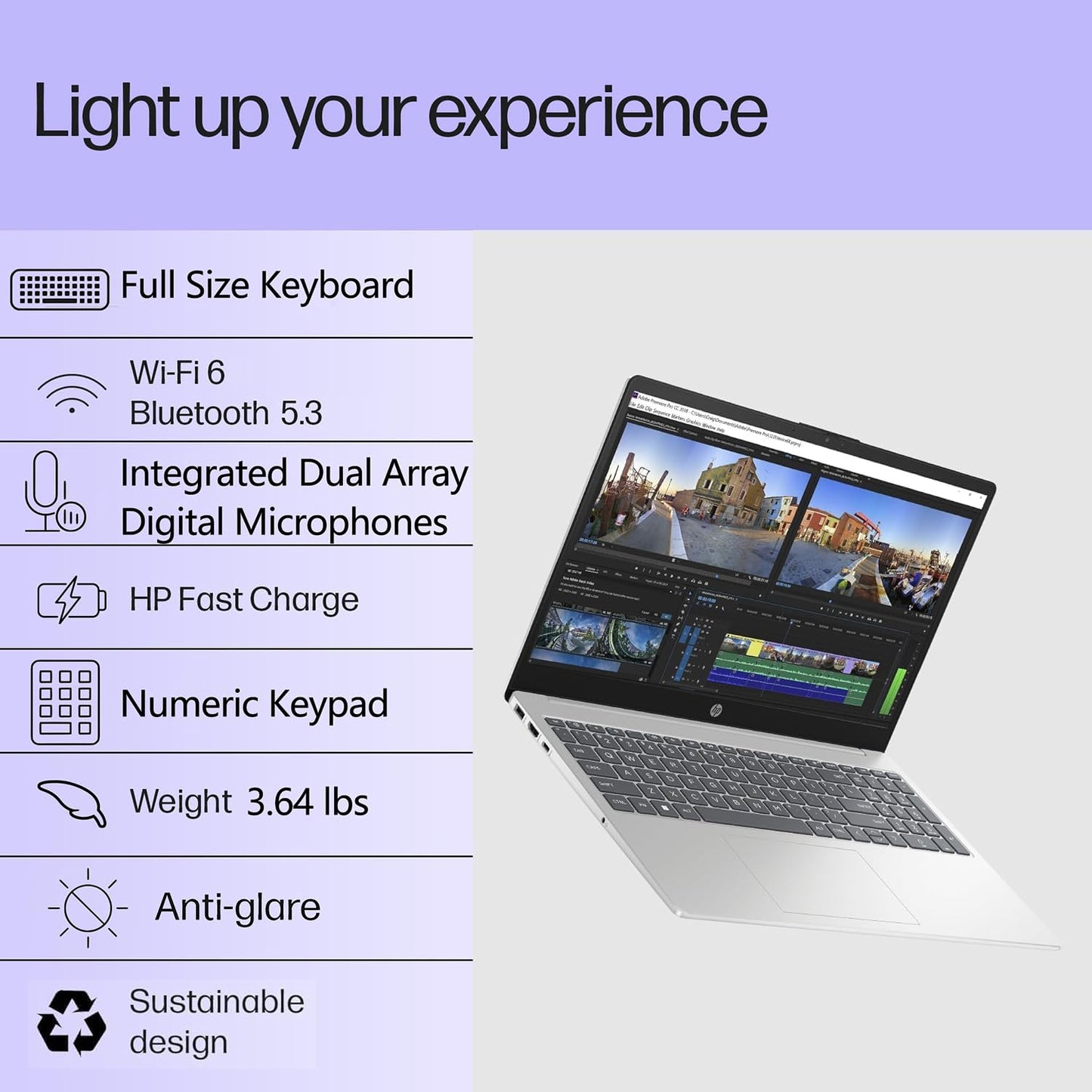 HP Computadora Portátil Pavilion 15.6" (256GB / Windows 11 Home)