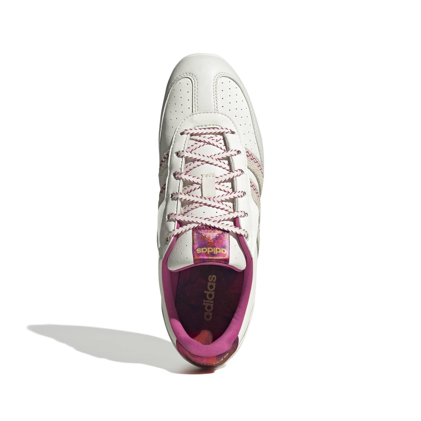 adidas Women's Barreda Low, Off White/Off White/Bahia Magenta