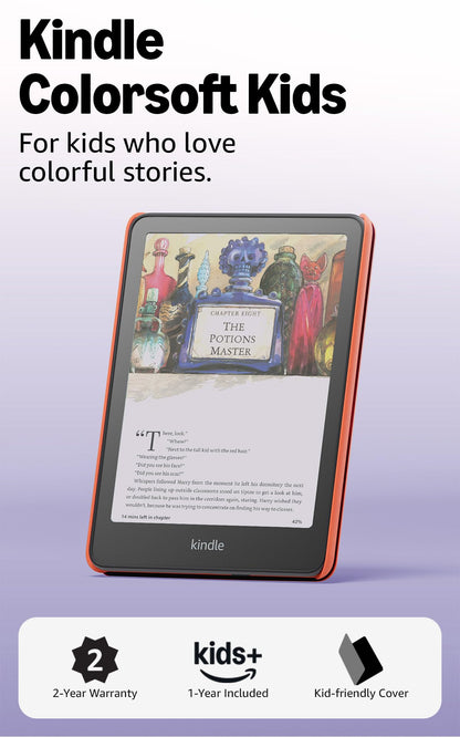 Amazon Lector Electrónico Kindle Colorsoft Kids (16 GB / Starlight Reading)