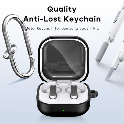 RFUNGUANGO Funda de Silicona para Samsung Galaxy Buds 4 y Buds 4 Pro