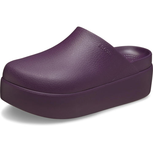 Crocs Women's Dylan Platform Clog, Mule Platform Shoes for Women, Plush Plum