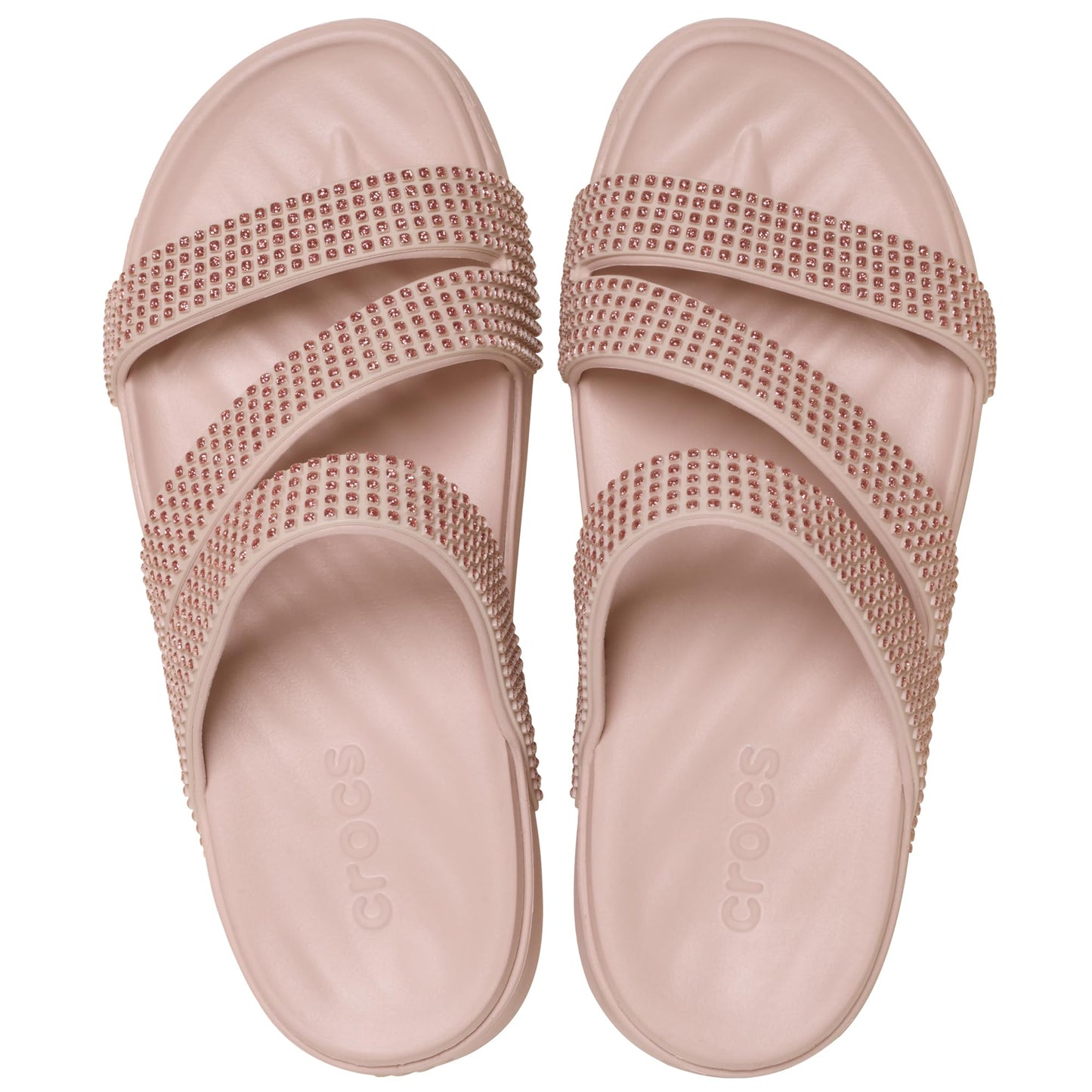Crocs Women's Getaway Strappy Sandals, Quartz Gems