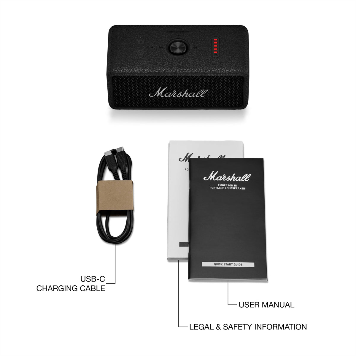 Marshall Altavoz Portátil Emberton III (Black/Silver)
