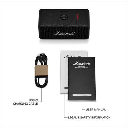 Marshall Altavoz Portátil Emberton III (Black/Silver)