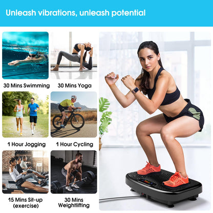 SoftGym Waver Máquina de Ejercicios con Placa de Vibración (120 Niveles)