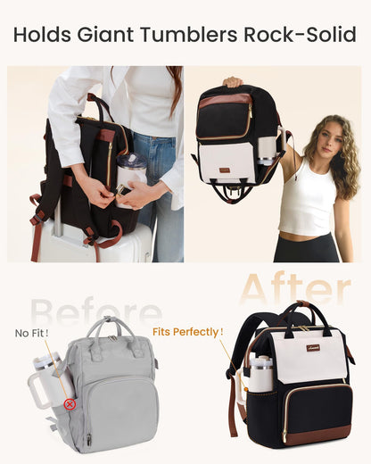 LOVEVOOK Mochila para Laptop de Mujer (15.6")