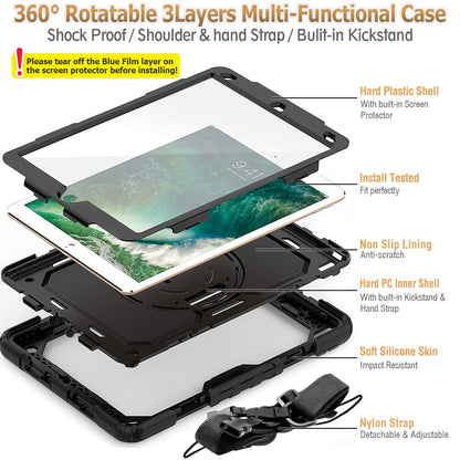 SEYMAC stock Funda para iPad Air 3 2019 / Pro 10.5'' (Negro)