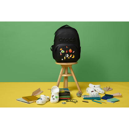 Crocs Mochila Clásica Unisex (Negro / Talla Única)