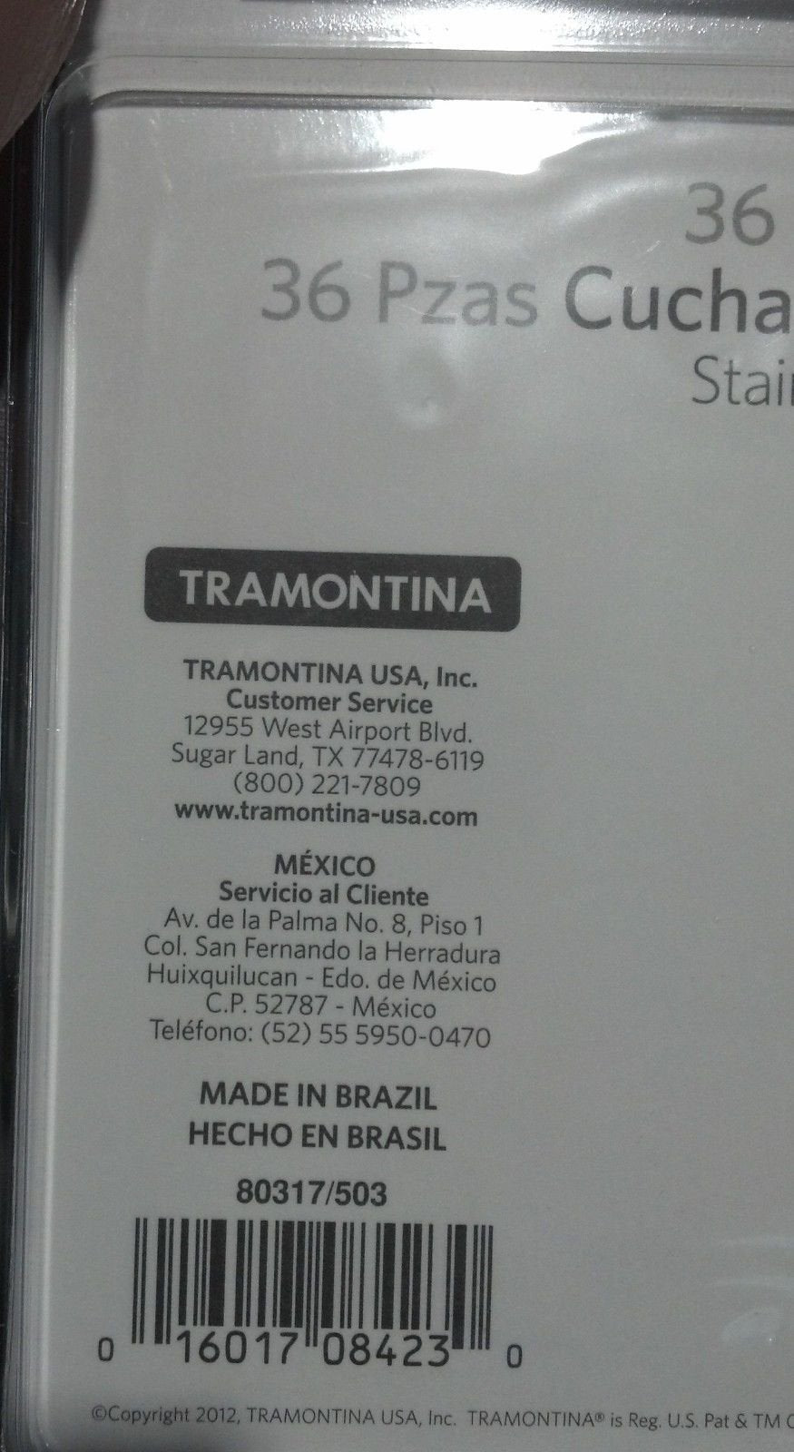 Tramontina Pro Line Set de Tenedores y Cucharas Soperas (72 Piezas)