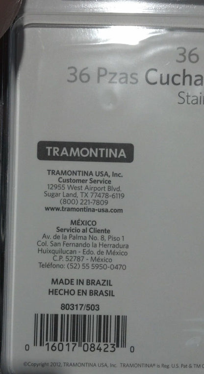 Tramontina Pro Line Set de Tenedores y Cucharas Soperas (72 Piezas)