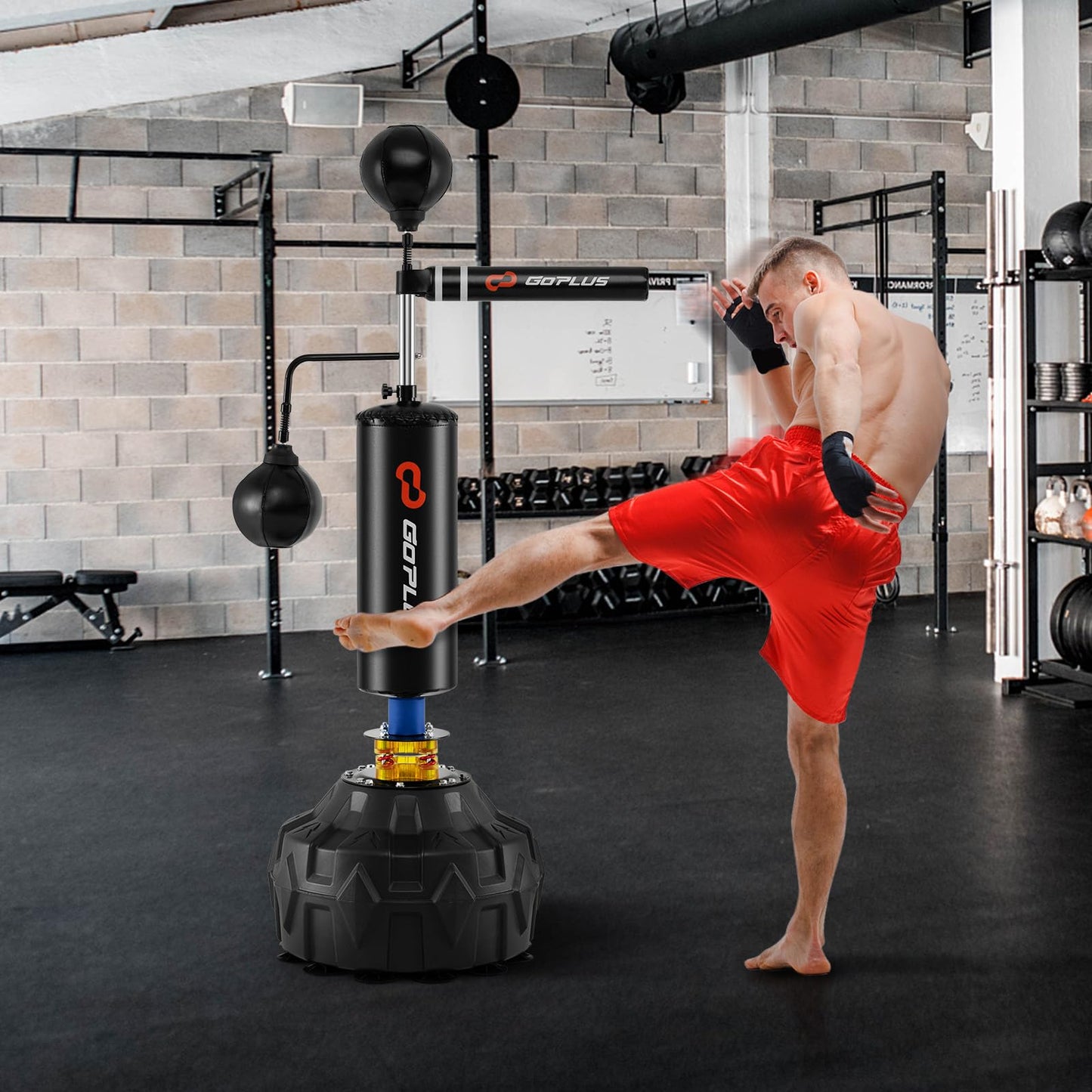 Goplus Entrenador de Velocidad de Boxeo (Altura Ajustable)