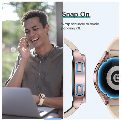 Tensea Protector de Pantalla para Samsung Galaxy Watch (Paquete 4+4 / 40mm)