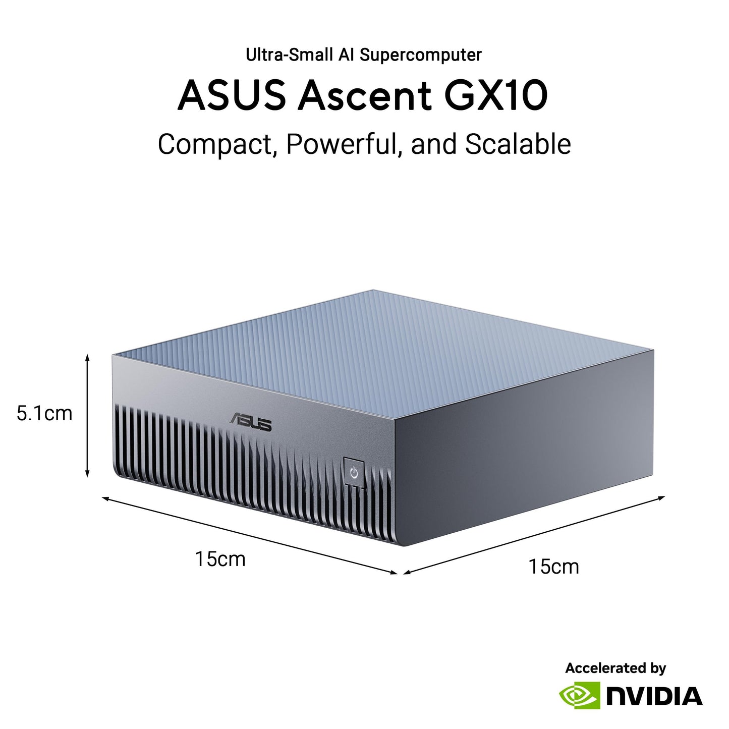 ASUS Supercomputadora Ascent GX10 AI (1TB SSD / DGX Spark)
